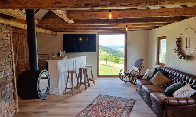 Buehlertal Autre | House on the mountain with wellness area, bar and panorama