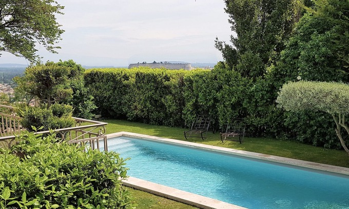 Villeneuve-les-Avignon Maison | Maison Provence Villeneuve les Avignon piscine vue Mont Ventoux🌟
