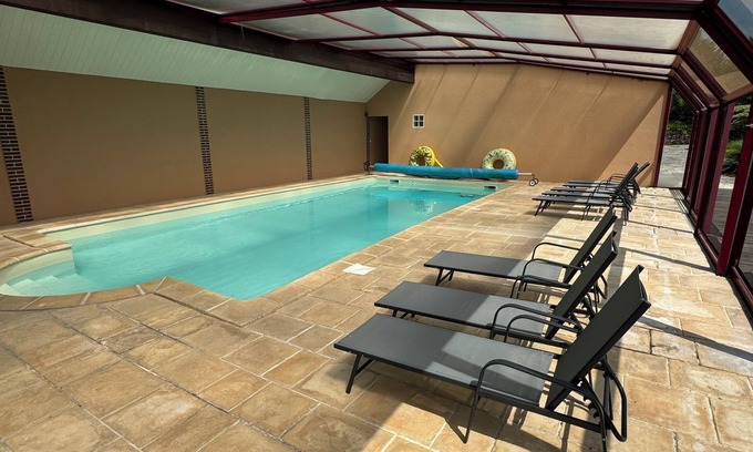 Chatillon-sur-Morin Maison | Maison piscine jacuzzi jardin 1h de Paris