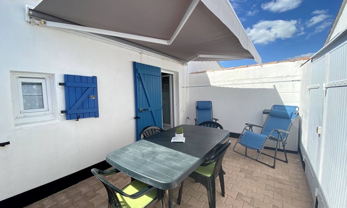 Bretignolles-sur-Mer Maison | Maison T2 avec Piscine Chauffée, Tennis Proche Mer