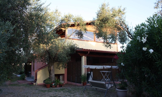 Iglesias Historic Centre Appartement | House The Ancient Olive Tree, nestled in a centuries-old olive grove with large garden around