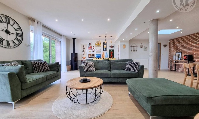 Eecke Cottage | Maison avec grand jardin clos, baby-foot, barbecue, garage, Wi-Fi - Calme et confort en Flandre