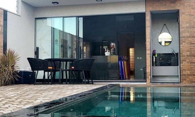 Porto Rico Maison | House with pool and waterfall near the Parana River - Porto Rico.