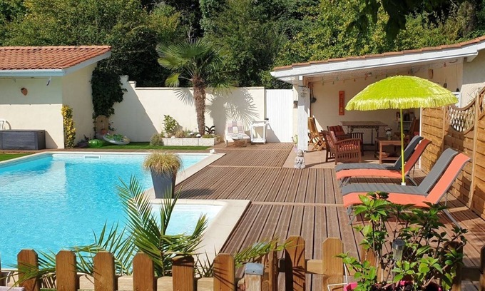 Le Pian-Medoc Maison | Maison avec piscine sans vis à vis- proche Bordeaux - 3 ch - 6 pers