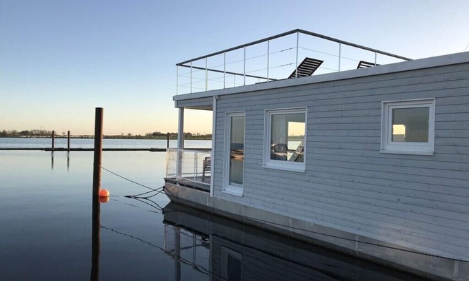Grossenbrode Appartement | Casa flotante cómoda casa de vacaciones