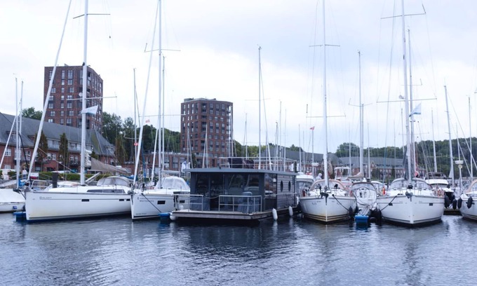 Murwik Location De Bateaux | Houseboat Fjord Meeresbrise with roof terrace in Flensburg