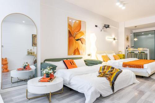 Jeifangbei Central Business District Appartement | Huafu Riverview B&B