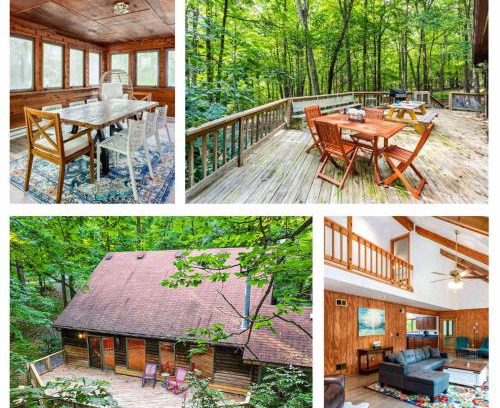 Berkeley Springs Maison | Huge Cabin w Hot Tub, Deck, Grill, Fire Pit, WiFi
