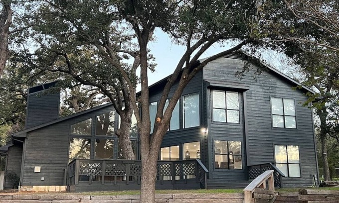 Little Elm Maison | Huge Lakefront Getaway | Hot Tub, Deck, Sleeps 16
