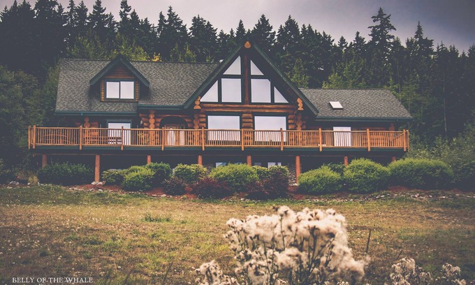 Sequim Cabine | Huge Log Lodge - Là où les montagnes rencontrent la mer