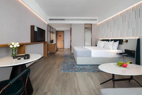Huicheng Qu Lit Et Petit-Déjeuner | Huizhou Zhongkai Hi-Tech Zone Meihua Hotel