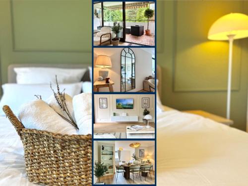 Bad Harzburg Appartement | HyggeLiving - DELUXE - 90qm - Balkon - Gartenblick - 55 Zoll TV - Boxspringbetten - Hunde - Kinder - Fahrradkeller