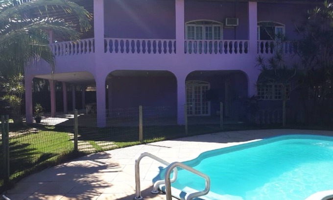 Vargem Grande Cottage | Je loue une suite double avec piscine en copropriété avec sécurité (avec droits)