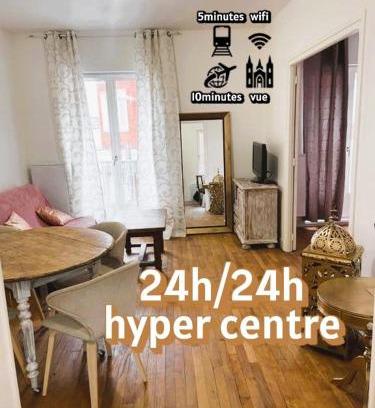 Beauvais Appartement | Iago city, appartement, hyper centre, aéroport et gare à proximité