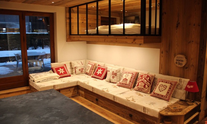 Megeve Appartement | Emplacement idéal 250 mètres du centre 250 mètres du télécabine grande terrasse