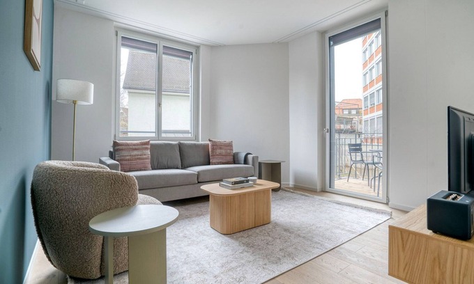 Muhlebach Appartement | Ideal Mühlebach 1BR w/ Private W/D, nr Opera House, by Blueground
