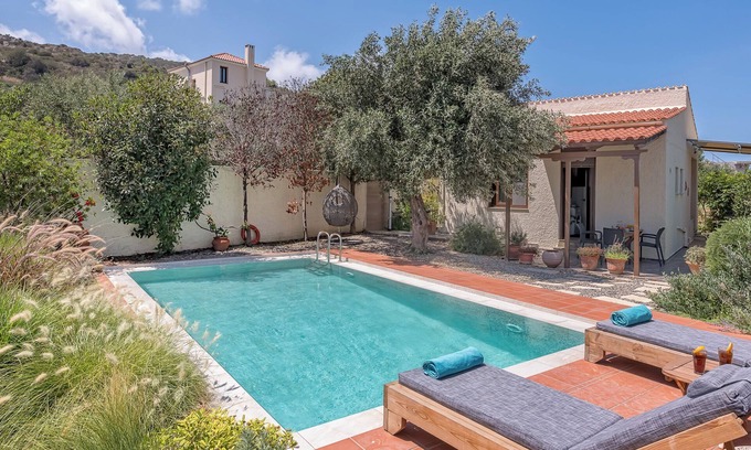 Spilia Cottage | Cottage Yiannis avec piscine, dans lieu pittoresque, Ouest de la Crête
