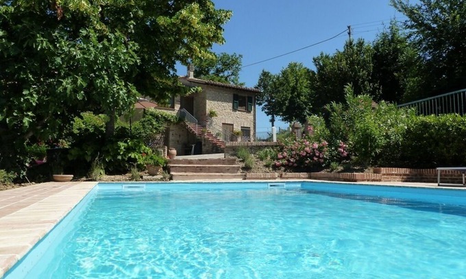 Montefalcone Appennino Cottage | Idyllic character cottage set in landscaped garden with a private pool