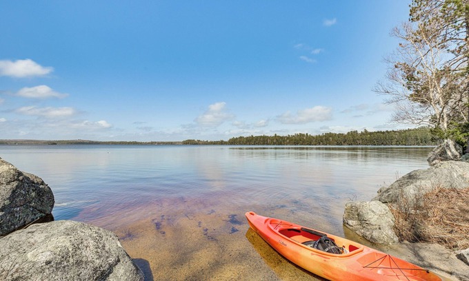 Franklin Cabine | Idyllic Eastbrook Cabin: Lake Access, Near Acadia!