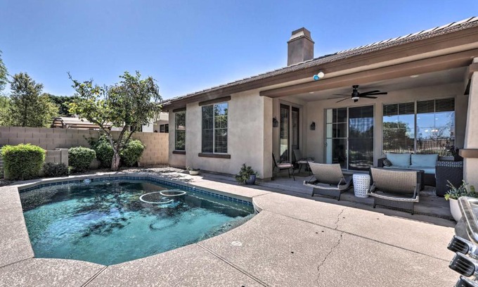 Higley Park Maison | Idyllic Gilbert Abode with Private Pool Near Golf!