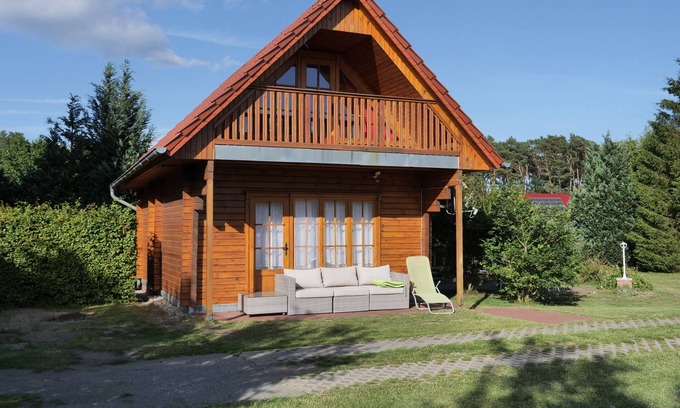 Molschow Cabine | Idyllic wooden house with terrace for 5 pers. - Through the forest to the beach