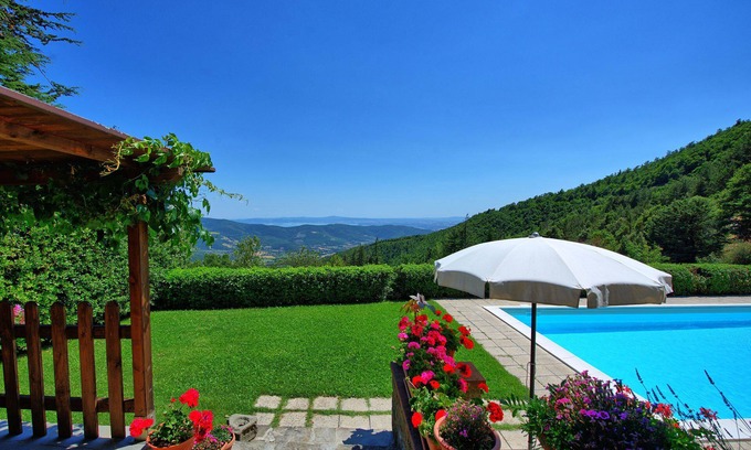Cortona Villa | Il Salice - Villa de vacances avec piscine à Cortona, Toscane