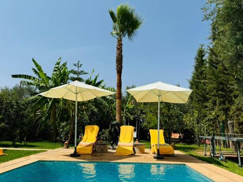 Tamazouzte Villa | Ilafe Farmhouse, Villa avec Piscine Chauffée Privée et Jacuzzi pour Familles