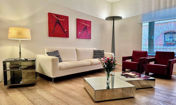 Rione IV Campo Marzio Copropriété | Appartement au design contemporain dans un immeuble historique à deux pas de la Piazza di Spagna