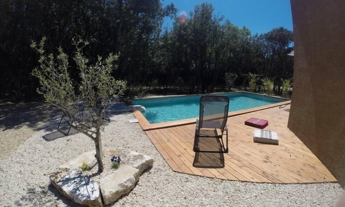 Orgnac-l'Aven Maison | Lou pénéquet, Sud Ardèche , Maison sur grand terrain clos Piscine, très calme