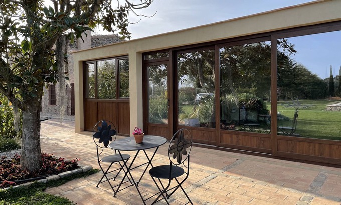 Vall-Llobrega Maison | Maison-studio indépendante avec jardin et piscine sur la Costa Brava