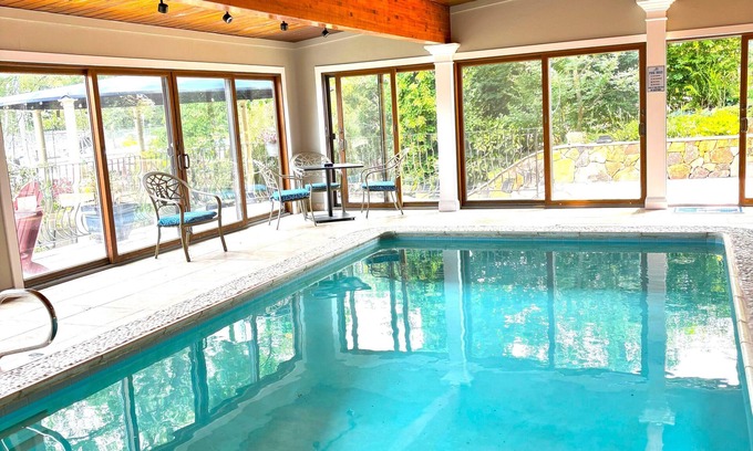 Eastport Maison | Indoor/Outdoor waterfront oasis with indoor heated pool awaits you in Eastport!