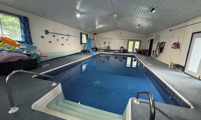Homer Maison | Indoor pool, movie room, pool table, and more. Your Stay-cation Destination