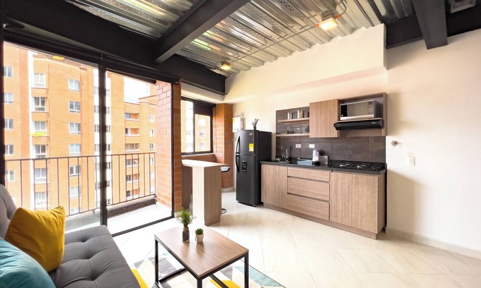 Florida Nueva Appartement | Industrial architectured Apt in the heart of Laureles with beautiful valley view
