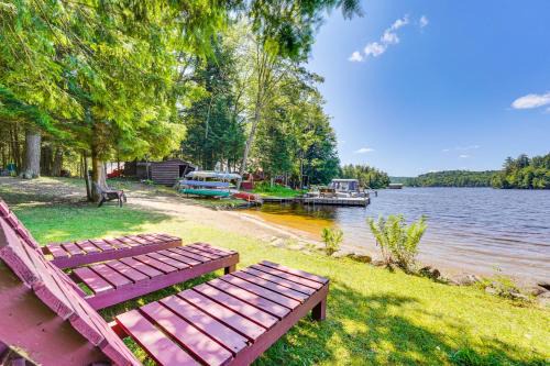 Inlet Maison | Inlet Lakefront Home Private Dock and Beach Access!