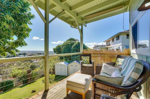 Aiea Appartement | Inviting Aiea Bungalow with Balcony, Grill and Views!