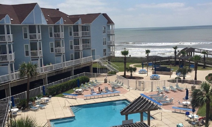 Galveston Copropriété | NOUVEAU Condo "Island Getaway" au dernier étage 1BR SUR LA PLAGE!