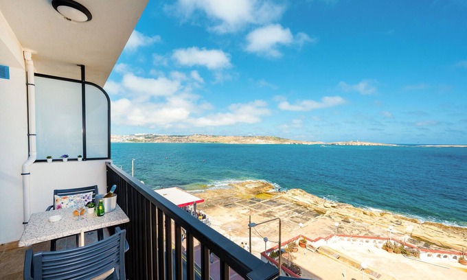 Bugibba Appartement | Islet Appartement 1 chambre vue mer et 2 balcons