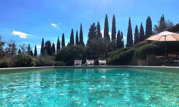 San Giustino Valdarno Villa | panoramica ed esclusiva dimora tipica toscana