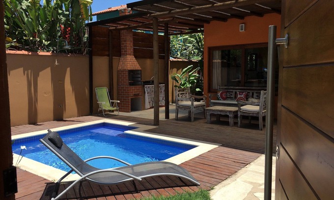 Jabaquara Maison | Jasmim in front of the beach, 5 suites, pool & BBQ, only 1 km from old town.
