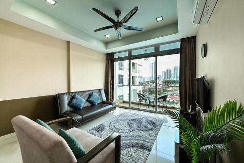 Taman Century Appartement | JB KSL City Mall #3BR #Family #6pax #Central