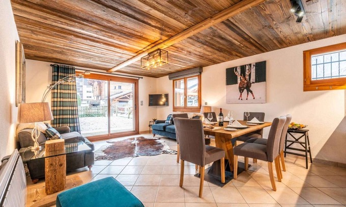Morzine Appartement | Jeanette 4 : T3 totalement rénové avec jardin