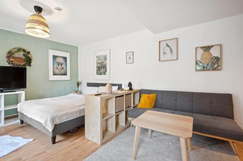 Jena Appartement | Jenapartments Studio - Zentral, Gemütlich, Terrasse