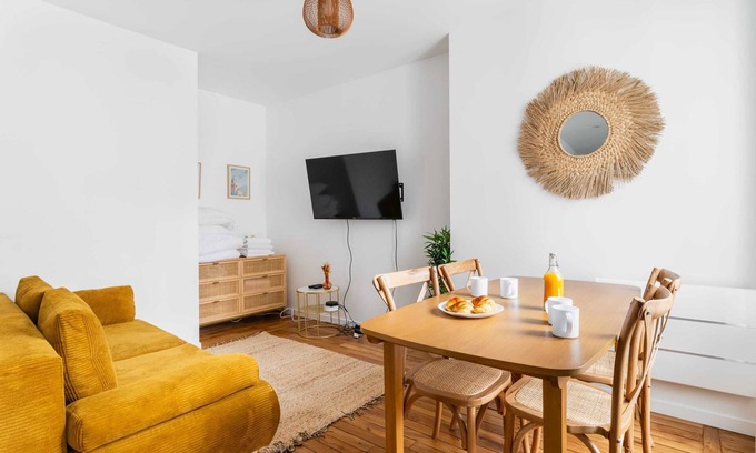 La Villette Appartement | Jolie 2 pièces proche métro - Paris 19 - 4p