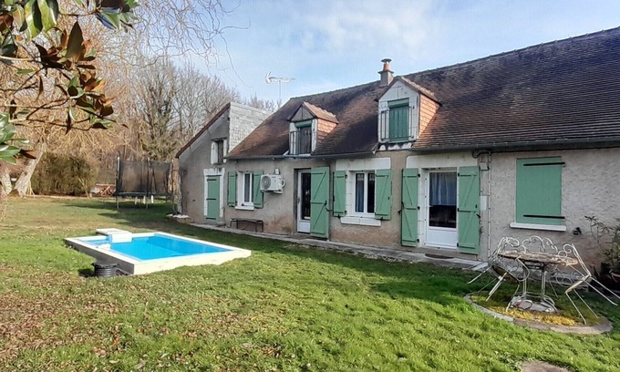 Lye Chalet De Ski | Jolie Maison 7 pers-piscine-clim-Beauval 10 min