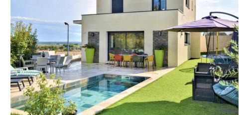 Bezouce Villa | Jolie villa avec piscine sans vis a vis