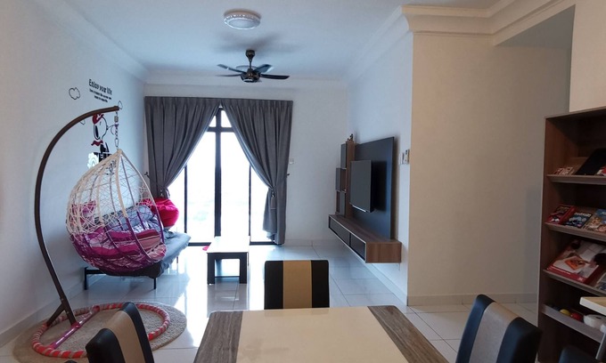 Johor Bahru Appartement | JS Star01-3 minutes à pied du centre commercial Paradigm