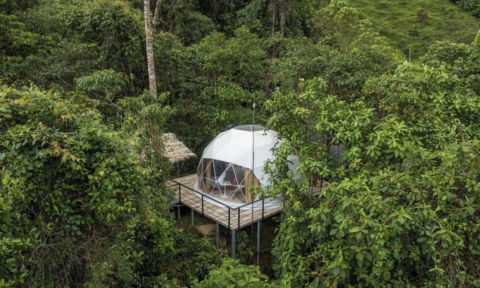 Pacuare Reserve Station Balnéaire | Jungle Family Glamping Dome: Private Terrace & Unique Experience!