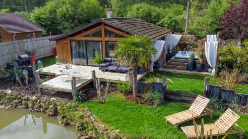 Muizon Maison | KÄBANE 85, Lodge avec spa au bord de l'eau