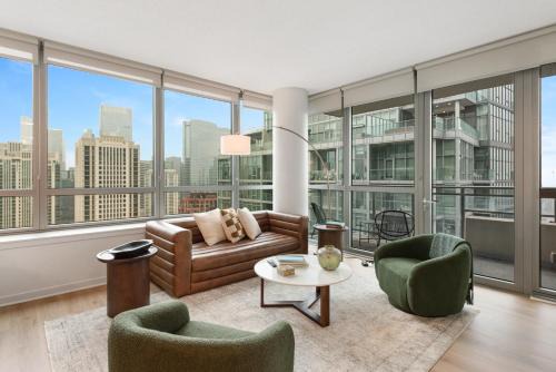 Downtown Chicago Appartement | K2 Sky High Apartments with Stunning Chicago Views in West Loop