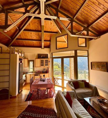 Kalavrita Villa | Kalavryta Villa Nano with fireplace and next the Ski Centre